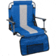 Stansport Stadium Seat w/ Arms - Blue/ Tan Stripe G-8-50