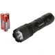 Stansport Tactical Flashlight , 250 Lumens,w/ Batteries, Black, 103-250