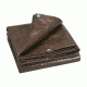 Stansport Wood Cover Tarp-Heavy Weight-10x16ft,Brown T-1016-35