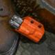 StatGear Kydex Sheath for Leatherman Free P2, Carbon Fiber Orange, LP2-CF-ORNG