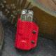 StatGear Kydex Sheath for Leatherman Free P4, Carbon Fiber Red, LP4-CF-RED
