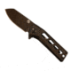 StatGear Slinger Folding Knife, 2in, D2 Steel, Stainless Steel Handle, Black SLNGR-BLK