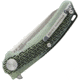 Stedemon BG01 Linerlock Folding Knife, 4.5in Closed, 3.5in Satin 12C27 Sandvik SS Drop Point, Jade Textured G10 Handle, Pocket Clip, Jade, BG0103