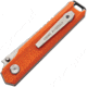 Stedemon BP02 Linerlock Folding Knife, Bp02 Linerlock, 4.5in Closed, 3.5in Satin 440C SS Drop Point, Orange Polymer Handle, Thumb Stud, Pocket Clip, Orange, BP02ORG