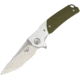 Stedemon DSM 3 Linerlock Green Folding Knife,3.75in,Standard Edge,Satin,Green,G10 Handle STEDSM32