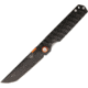 Stedemon SHY IV Linerlock Folding Knife,4in,S35VN Steel,Standard Edge,Modified Tanto,Black Stonewash,Concave-Convex G10 Handle STESHY10