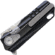 Stedemon Shy Mini Framelock Folding Knife, 3.25in Closed, 2.25in Satin Cts-204P SS Blade, Black Sculpted Titanium Handle, Thumb Stud, Pocket Clip, Hardside Carrying Case, SHY MINI01