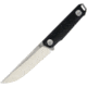 Stedemon UncleOne Fixed Blade Black Fixed Blade Knife, 5in, Standard Edge, Satin, Black, G10 Handle STEUB022