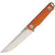Stedemon UncleOne Fixed Blade Orange Fixed Blade Knife, 5in, Standard Edge, Satin, Orange, G10 Handle STEUB021