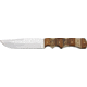 Steel Stag Stag Hunter Fixed Knife, SS Blade, One-piece curved design stag handle SS7019