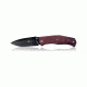 Steel Will Gekko Drop Point Folding Blade 8.98 in OAL, Maroon 1505