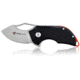 Steel Will Kobold Folding Knife, 1.75in, D2, Drop Point, Satin Blade, G10 Anodized Handle, Black, SWF66-16