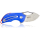 Steel Will Kobold Folding Knife, 1.75in, D2, Drop Point, Satin Blade, G10 Anodized Handle, Blue, SWF66-14