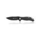 Steel Will Lanner Folding Knife, 3.25in D2 Steel Blade, Black Coated, Black Handle F35M-09