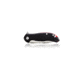 Steel Will Lanner Folding Knife, 3.25in D2 Steel Blade, Stainless Steel Finish, Black Handle F35M-01