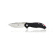 Steel Will Lanner Folding Knife, 3.25in D2 Steel Blade, Stainless Steel Finish, Black Handle F35M-01