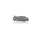 Steel Will Modus Folding Knife, 2.75 inch, D2 Steel, Clip Point, Gray, FRN Handle, Stainless Steel F25M-14