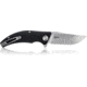 Steel Will Sargas Folding Knife, 3.25in, D2, Clip Point, Satin Blade, G10 Anodized Handle, Black, SWF60-10