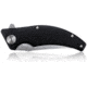 Steel Will Sargas Folding Knife, 3.25in, D2, Clip Point, Satin Blade, G10 Anodized Handle, Black, SWF60-10