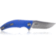 Steel Will Sargas Folding Knife, 3.25in, D2, Clip Point, Satin Blade, G10 Anodized Handle, Blue, SWF60-11