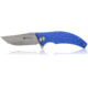 Steel Will Sargas Folding Knife, 3.25in, D2, Clip Point, Satin Blade, G10 Anodized Handle, Blue, SWF60-11