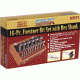 Steelex 16 pc. Forstner Hex Shank Bit Set, 1/4in 2-1/8in D3573