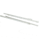 Steelex 24in Euro-style Self-Closing Drawer Slides, White D4318