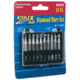 Steelex Plus Diamond Grit Burr Set, 150 Grit, 10 pc., 1/4in. Shank D2470