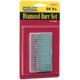 Steelex Plus Diamond Grit Burr Set, 150 Grit, Mini Set, 20 pc., 1/8in. Shank D2471