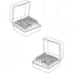 Steelex Plus Diamond Grit Burr Set, 180 Grit, 50 pc., 1/8in. Shank D2474