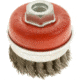 Steelex Plus 3in Twist Knotted Steel Wire Cup Brush 5/8-11 Thread D2280