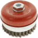 Steelex Plus 5in Twist Knotted Steel Wire Cup Brush 5/8-11 Thread D2282