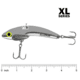 SteelShad XL Bait, 3/4 Oz, Silver/Chrome, SSL-10012
