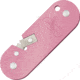 Sterling Sharpeners Compact Knife Sharpener, 3in Overall, Lightweight Pink Finish Aluminum Body, Features 20 Edge Tungsten Carbide V Sharpening Insert, Easy To Use, SS-PINK