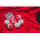 STIGA 1-Star Stars And Stripes Balls, Red, White &amp; Blue, T1471