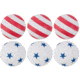 STIGA 1-Star Stars And Stripes Balls, Red, White &amp; Blue, T1471
