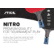 STIGA Nitro Table Tennis Racket, Red, T1271