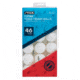 STIGA One-Star 46-Pack Table Tennis Balls, Black, T1460