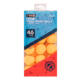 STIGA One-Star 46-Pack Table Tennis Balls, Orange/Black, T1461