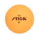 STIGA One-Star Table Tennis Balls, 6-Pack, Orange/Black, T1411