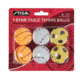 STIGA One-Star Table Tennis Balls, 6-Pack, Yellow/Orange, T1405