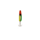 Stinger Scorpion Spoon Lightweight Trolling Spoon, 2.25in .1oz., #5 VMC Hooks, Silver Hammered, Mixed Veggies, XSH125