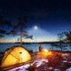 STKR Concepts Fli PRO Telescoping Canopy Light, 8 Foot Extention, Removable Flashlight, Black, 12679