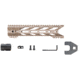 STNGR HWK M-Lok Free Float Handguard, AR15/M4, 10in, Cerakote, Magpul FDE, 10HM-FDE