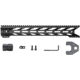 STNGR HWK M-Lok Free Float Handguard for AR15/M4, Anodized Black, 15 in, 15HM