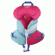 Stohlquist Unisex Child PFD, Aqua/Pink, Child 30-50 lbs, QF1414121