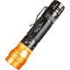 Stone River Gear Adjustable Focus Rechargeable LED Charges with USB in Wall, Car or Computer 280 Lumens High Beam Charges Cell Phone, Black/Orange,  SRG3RFL