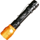 Stone River Gear Adjustable Focus Rechargeable LED Charges with USB in Wall, Car or Computer 80 Lumens High Beam Strobe Feature, Black/Orange,  SRG1RFL
