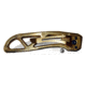 Stone River Gear Ceramic Folding Knife, Lock w/Pocket Clip, Gold/White, 6.5 SRG5GTW