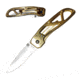Stone River Gear Ceramic Folding Knife, Lock w/Pocket Clip, Gold/White, 6.5 SRG5GTW